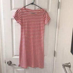 Vineyard Vines Pink & White striped dress